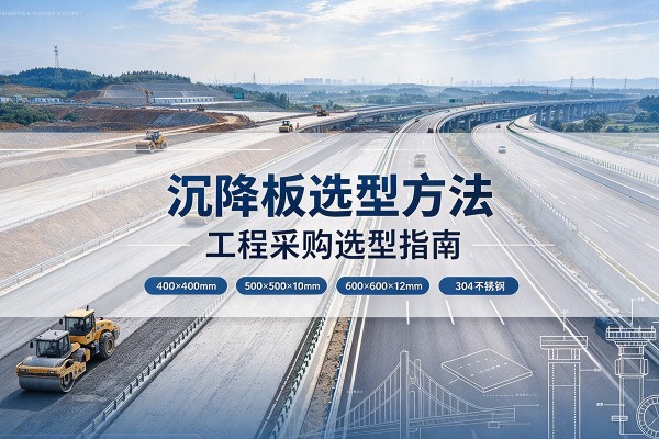 莲都沉降板选择方法
