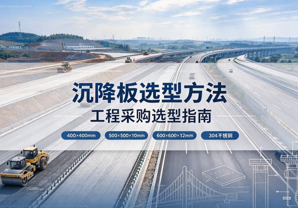 莲都沉降板选择方法