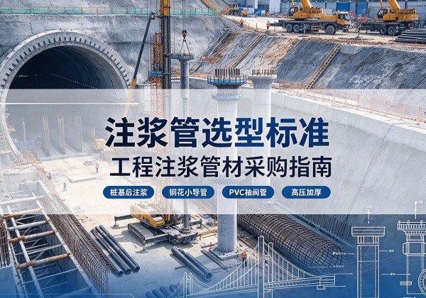莲都注浆管选型标准